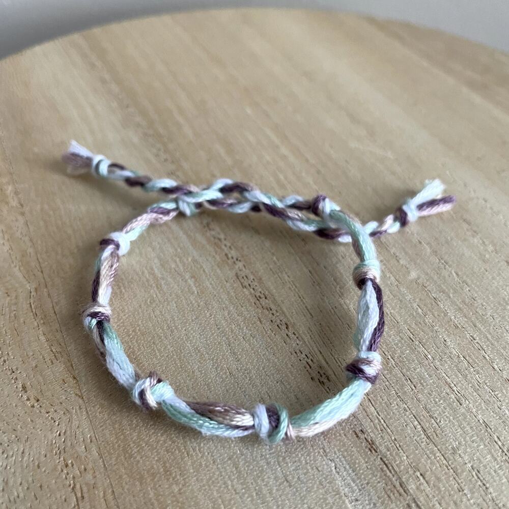 Kaede Bracelet anklet trendy comfortable tie embroidery thread woven gift